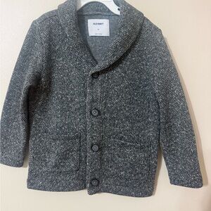 Old Navy Boys Button Up Sweater Cardigan Size 5T Gray, perfect condition, soft